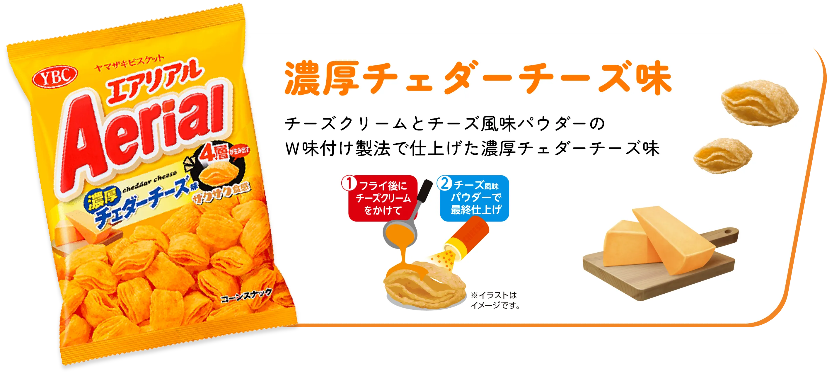 濃厚チェダーチーズ味